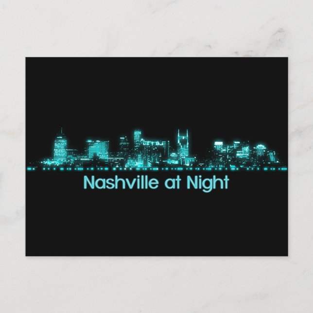 Postal Skyline de Nashville (Anverso)