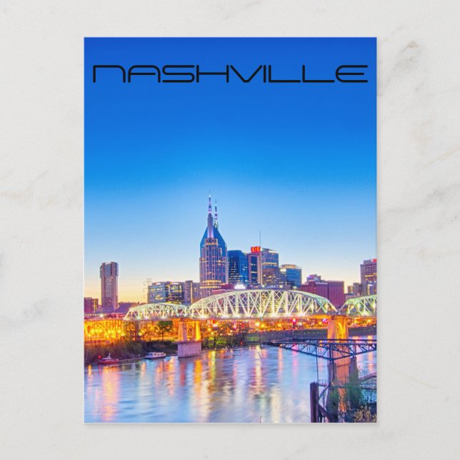 Postal Skyline de Nashville Tennessee (Anverso)
