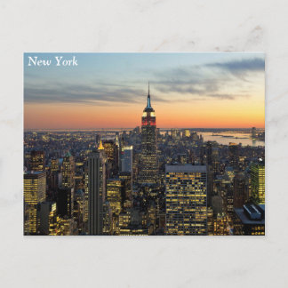 Postal Skyline de Nueva York