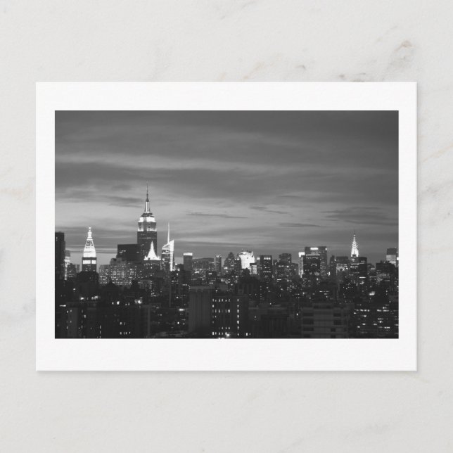 Postal Skyline de Nueva York (Anverso)