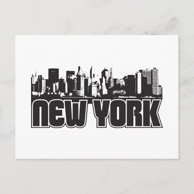 Postal Skyline de Nueva York (Anverso)