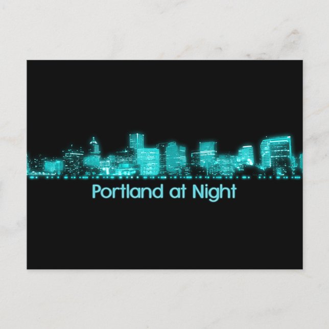 Postal Skyline de Portland (Anverso)