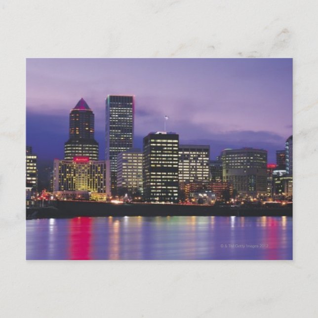 Postal Skyline de Portland (Anverso)