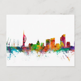 Postal Skyline de Portsmouth England