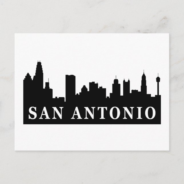 Postal Skyline de San Antonio (Anverso)
