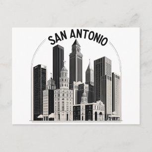 Postal Skyline de San Antonio