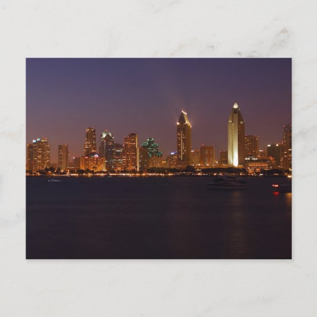 Postal Skyline de San Diego (Anverso)