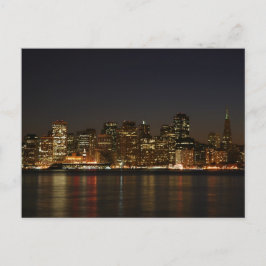 Postal Skyline de San Francisco de noche