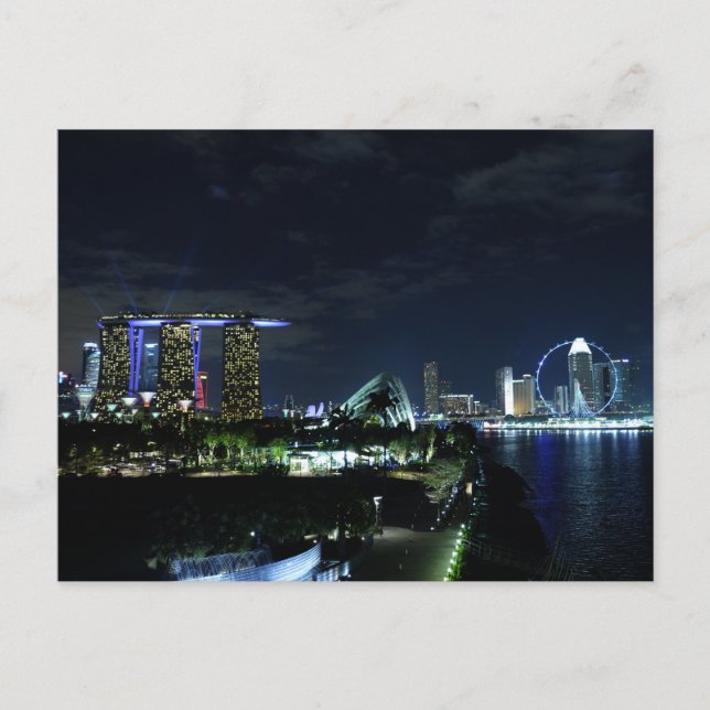 Postal Skyline de Singapur (Anverso)