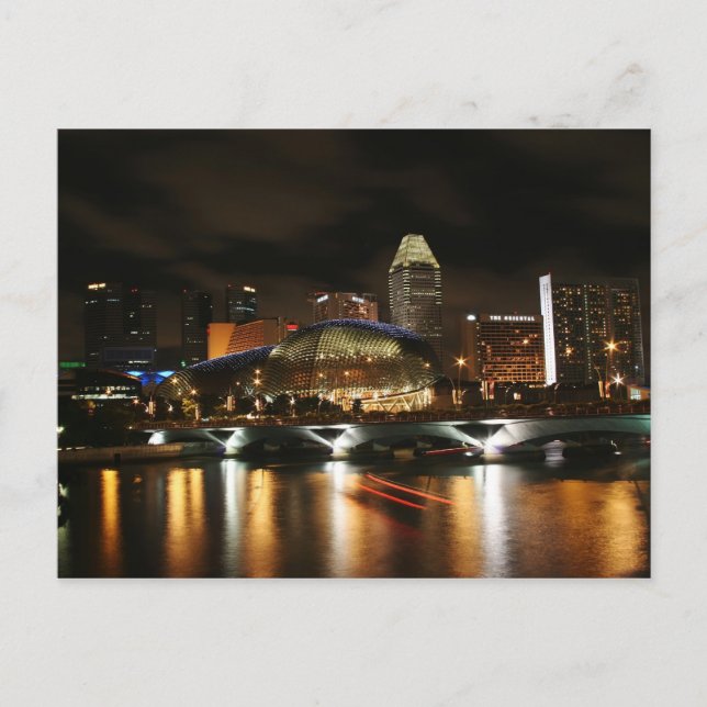 Postal Skyline de Singapur (Anverso)