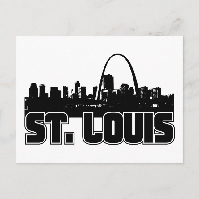 Postal Skyline de St Louis (Anverso)