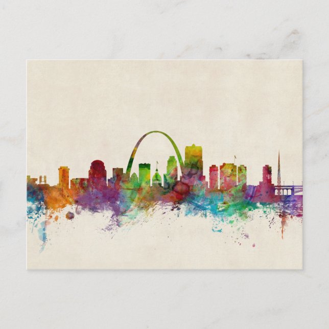 Postal Skyline de St Louis Missouri (Anverso)