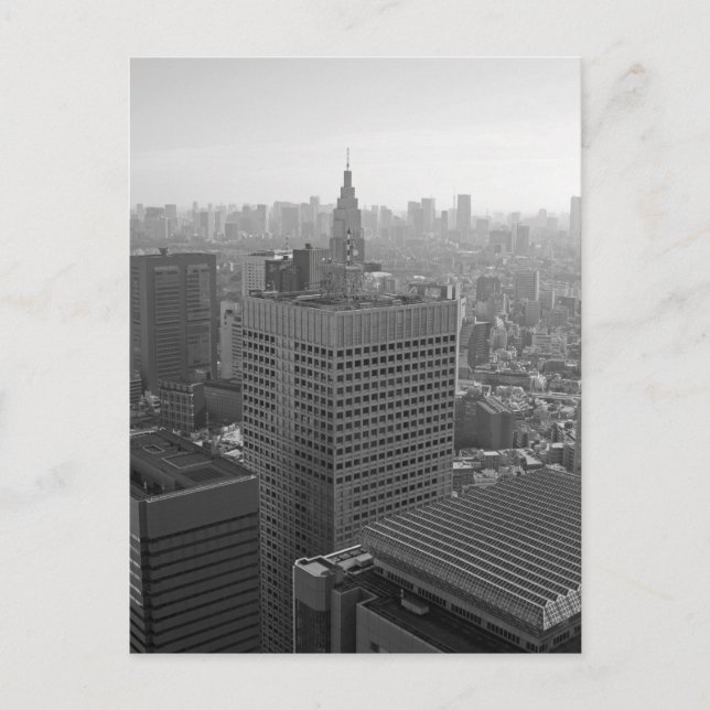 Postal Skyline de Tokio (Anverso)