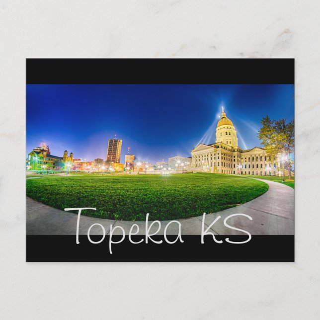Postal Skyline de Topeka Kansas (Anverso)