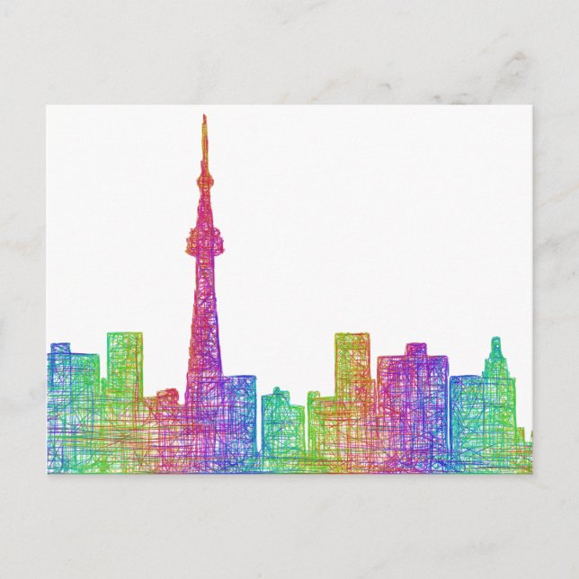 Postal Skyline de Toronto (Anverso)