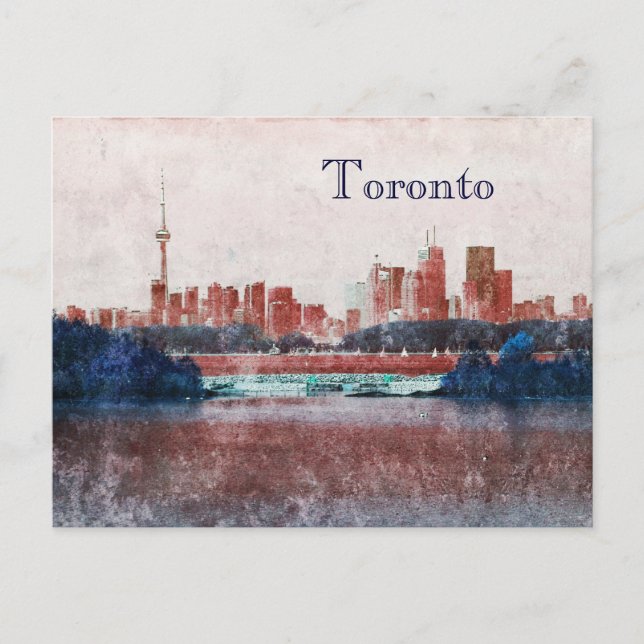 Postal Skyline de Toronto (Anverso)