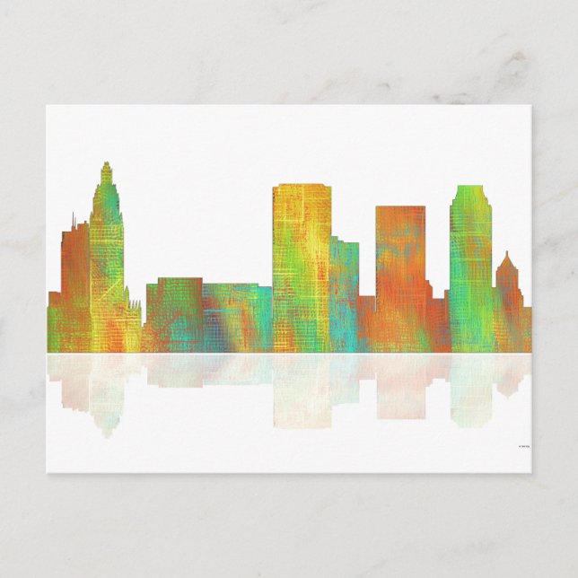 Postal Skyline de Tulsa Oklahoma (Anverso)