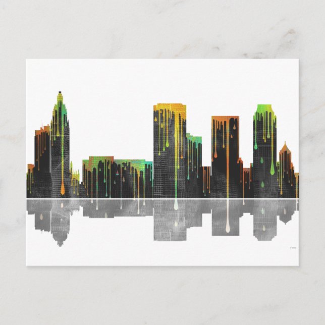 Postal Skyline de Tulsa Oklahoma (Anverso)