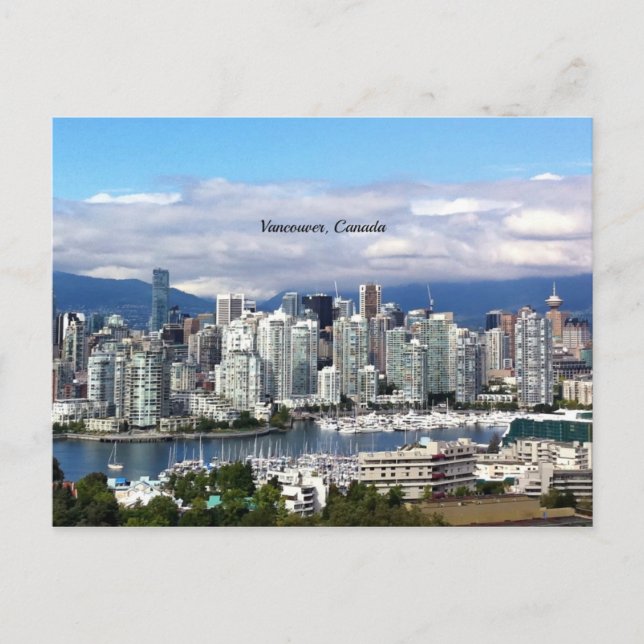 Postal Skyline de Vancouver Canada (Anverso)