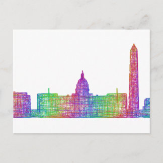 Postal Skyline de Washington DC