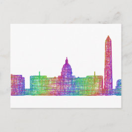 Postal Skyline de Washington DC