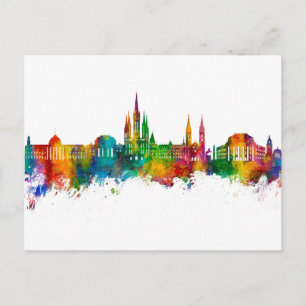 Postal Skyline de Wiesbaden Germany