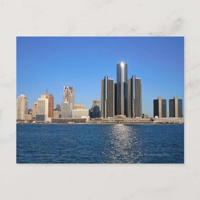 Postal Skyline Detroit 2 (Anverso)