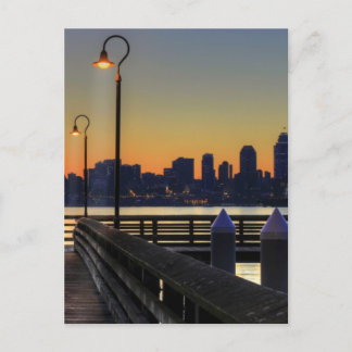 Postal Skyline Downtown de Seattle Washington