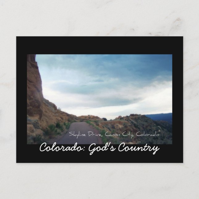 Postal Skyline Drive, Canon City, Colorado (Anverso)