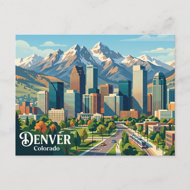 Postal Skyline EE. UU. (Anverso)