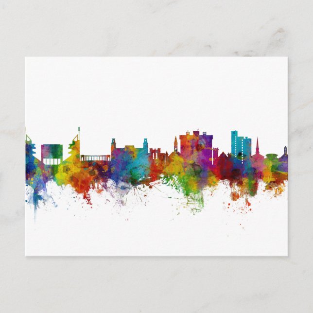 Postal Skyline Fayetteville Arkansas (Anverso)