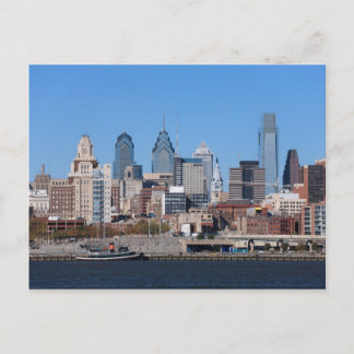 Postal Skyline Filadelfia, vista media
