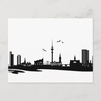 Postal Skyline Hamburg