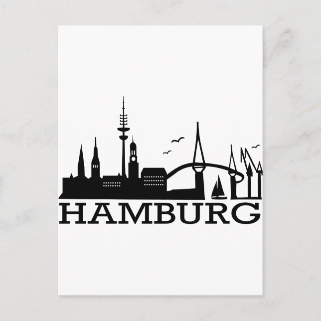 Postal Skyline Hamburg (Anverso)