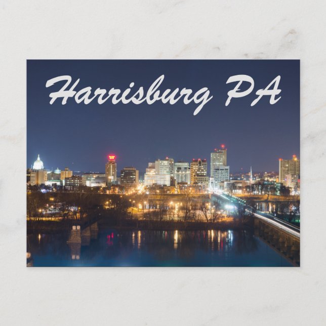 Postal skyline harrisburg pennsylvania (Anverso)