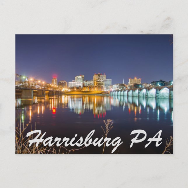 Postal skyline harrisburg pennsylvania (Anverso)