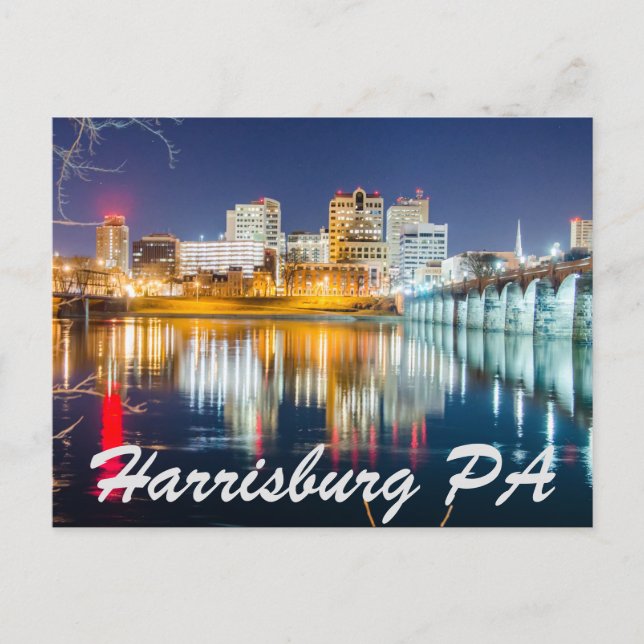 Postal skyline harrisburg pennsylvania (Anverso)