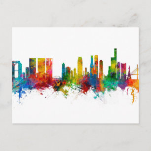 Postal Skyline Japón de Osaka