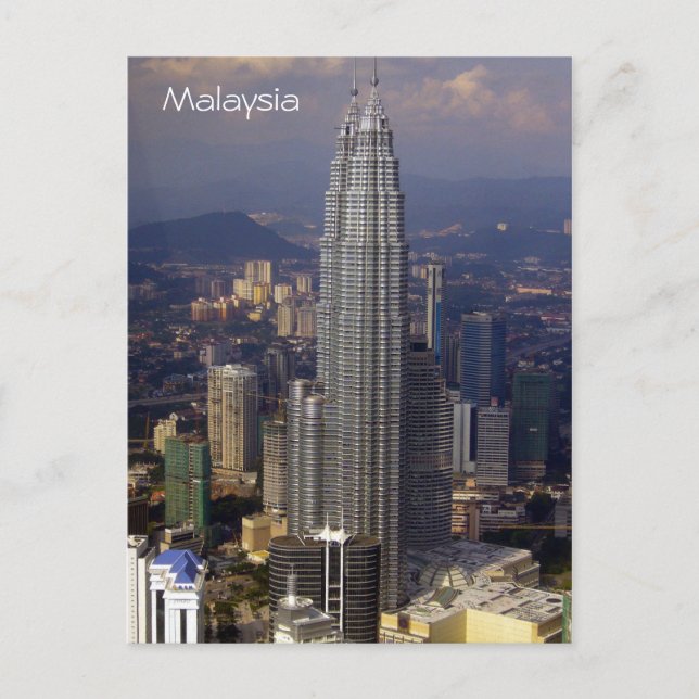 Postal skyline kl malay (Anverso)