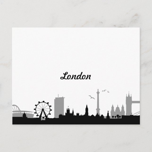 Postal Skyline London (Anverso)