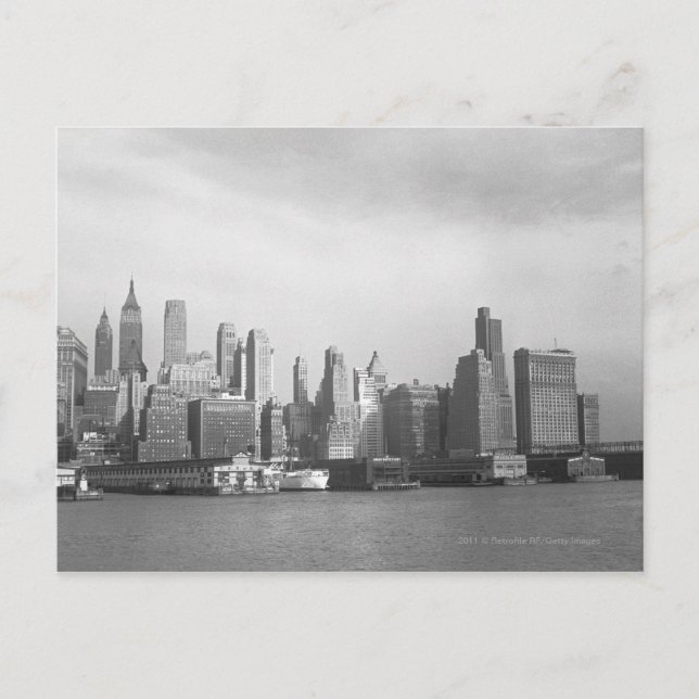 Postal Skyline New York State New York (Anverso)
