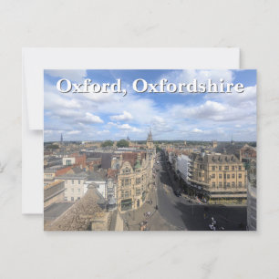 Postal Skyline of Historic Oxford en Oxfordshire, Reino U