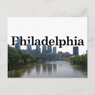 Postal Skyline Philadelphia - con Phil. al fondo