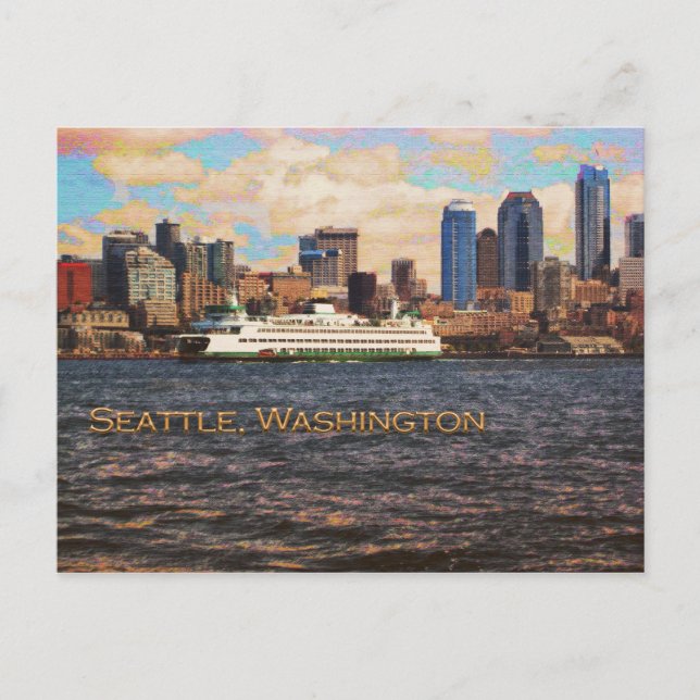 Postal Skyline Seattle (Anverso)