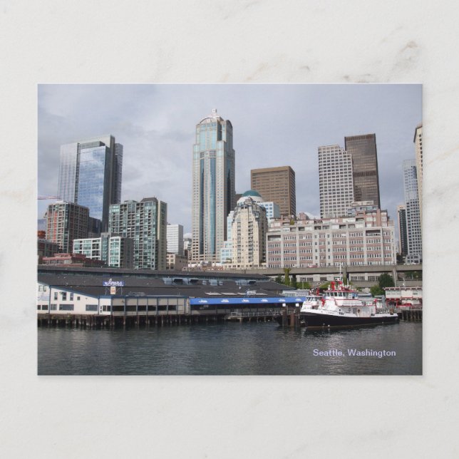 Postal Skyline Seattle (Anverso)