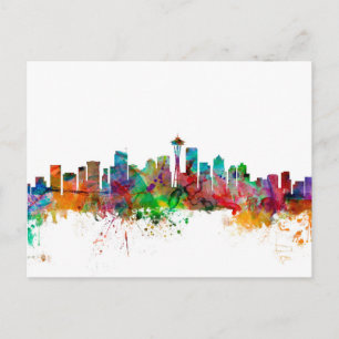 Postal Skyline Seattle Washington