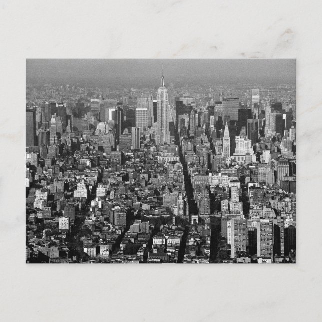 Postal Skyline USA en Nueva York, 1987 (Anverso)