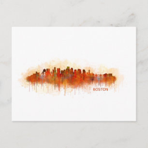 Postal Skyline v3 de Boston City Massachusetts