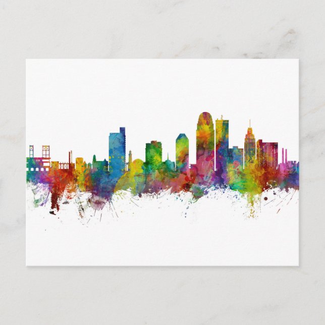 Postal Skyline Winston-Salem North Carolina (Anverso)