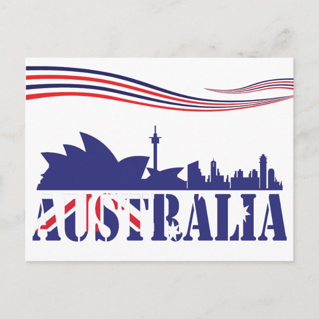 Postal Skyscaape de Australia (Anverso)